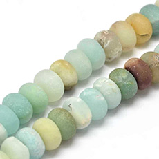 Natural Amazonite Abacus Beads