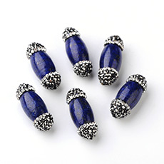 Oval Natural Lapis Lazuli Beads