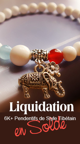 Liquidation！ 6K+ Pendentifs de Style Tibétain en Solde 